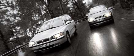 Volvo och Saab tappar mark.