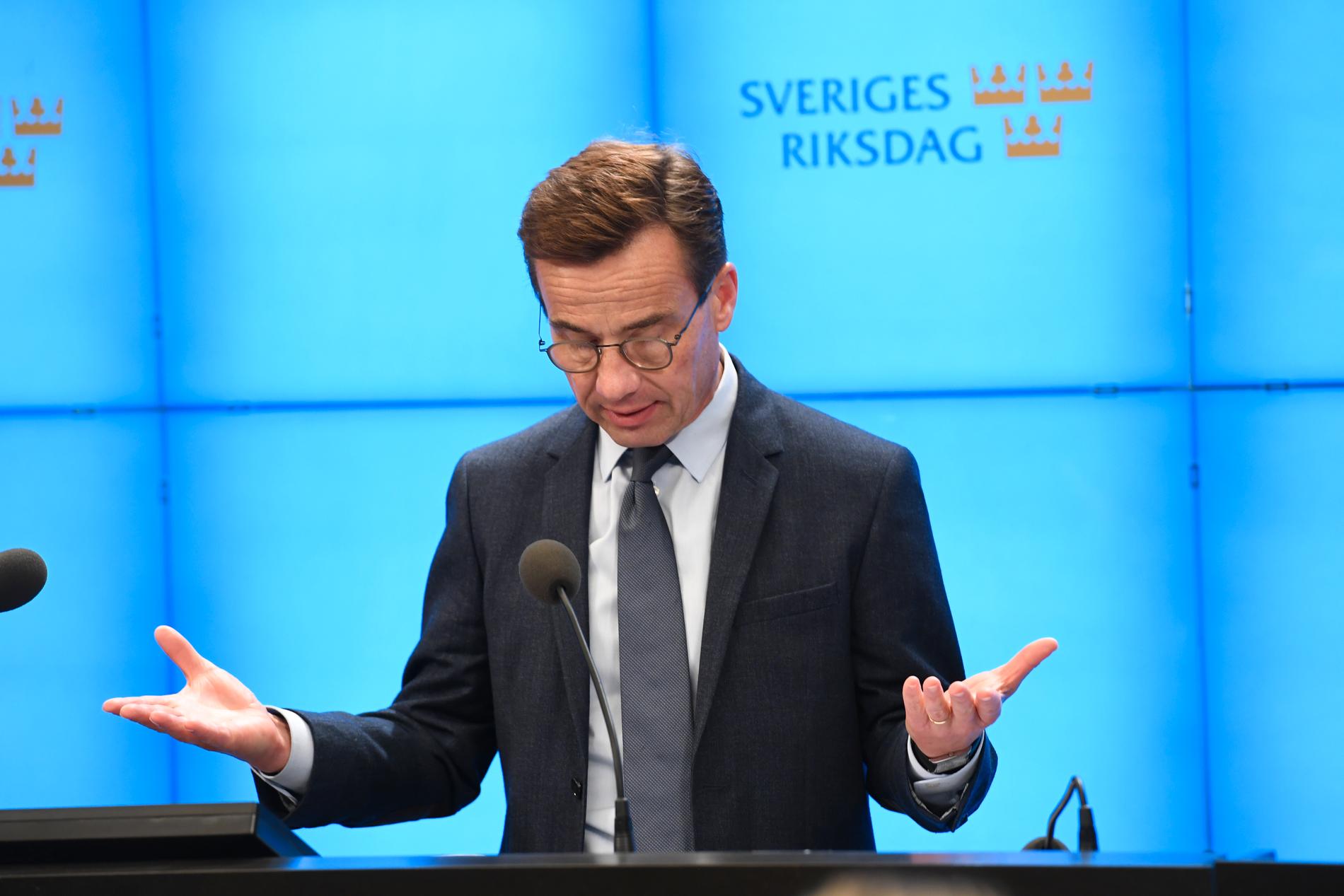 Ulf Kristersson ger upp försöken att bilda regering