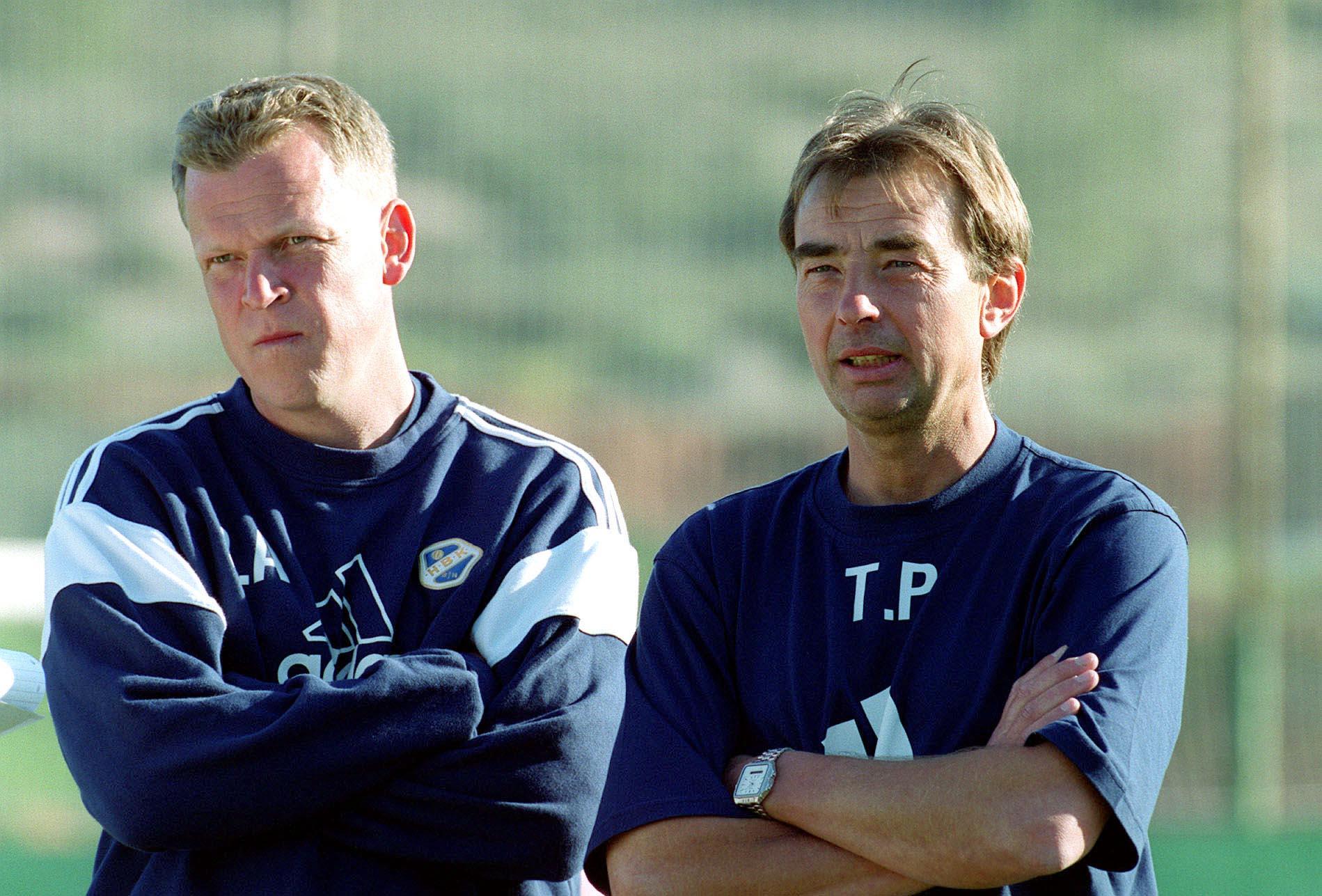 2000-2003 var Janne Andersson andretränare under Tom Prahl i Halmstad.