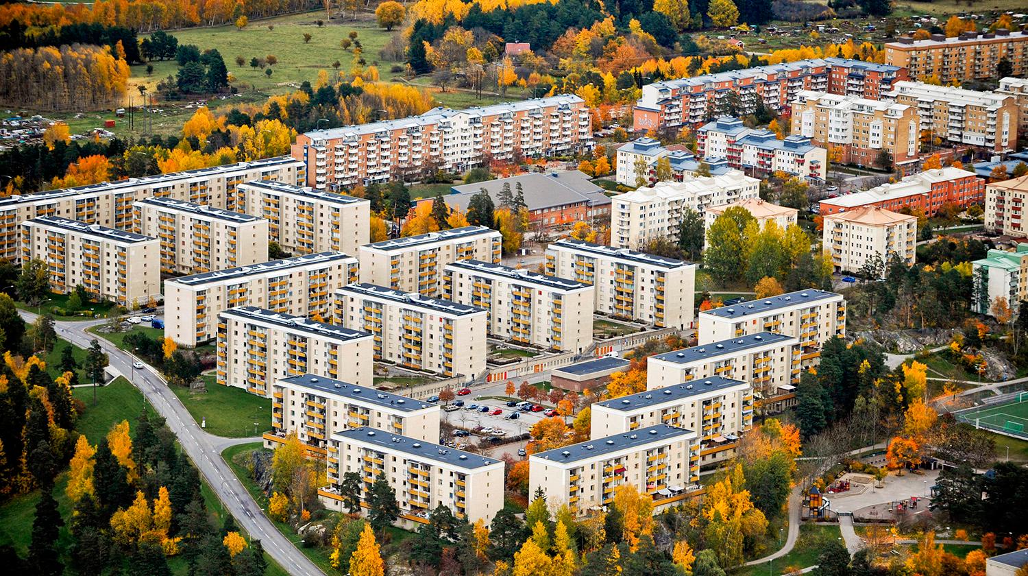 1968 började Rinkeby byggas på Järvafältet utanför Stockholm. 1971 var förorten färdigbygd – det året börjar också Elise Karlssons just påbörjade boksvit om Rinkeby.