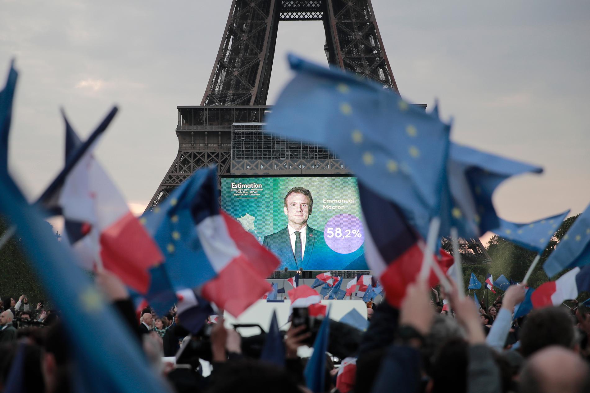 Macron vann det franska presidentvalet.