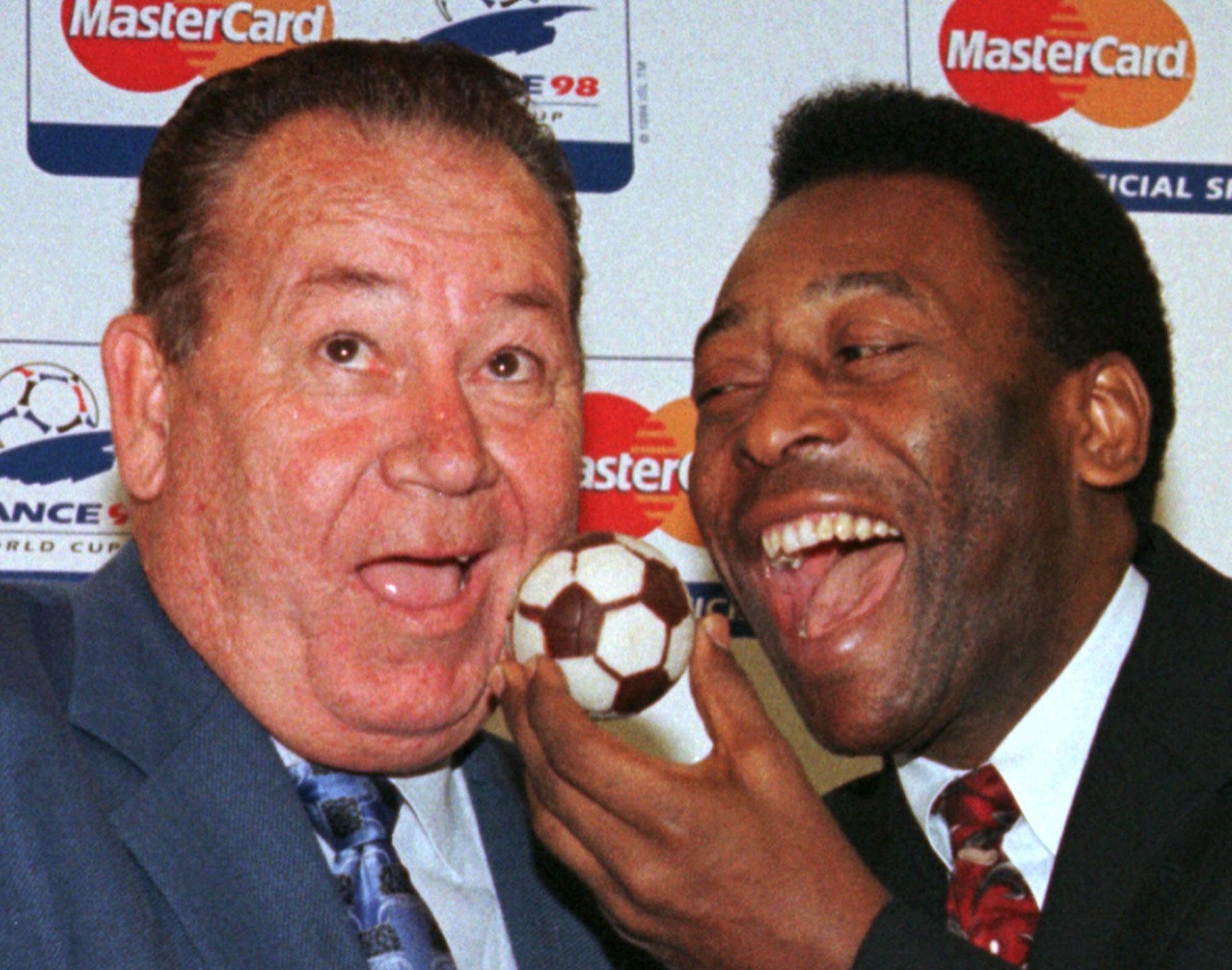 Just Fontaine med Pele.