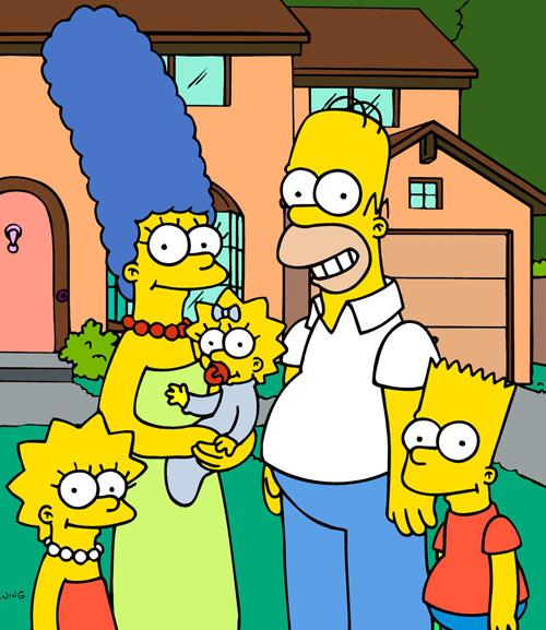 Homer & Marge i Simpsons.