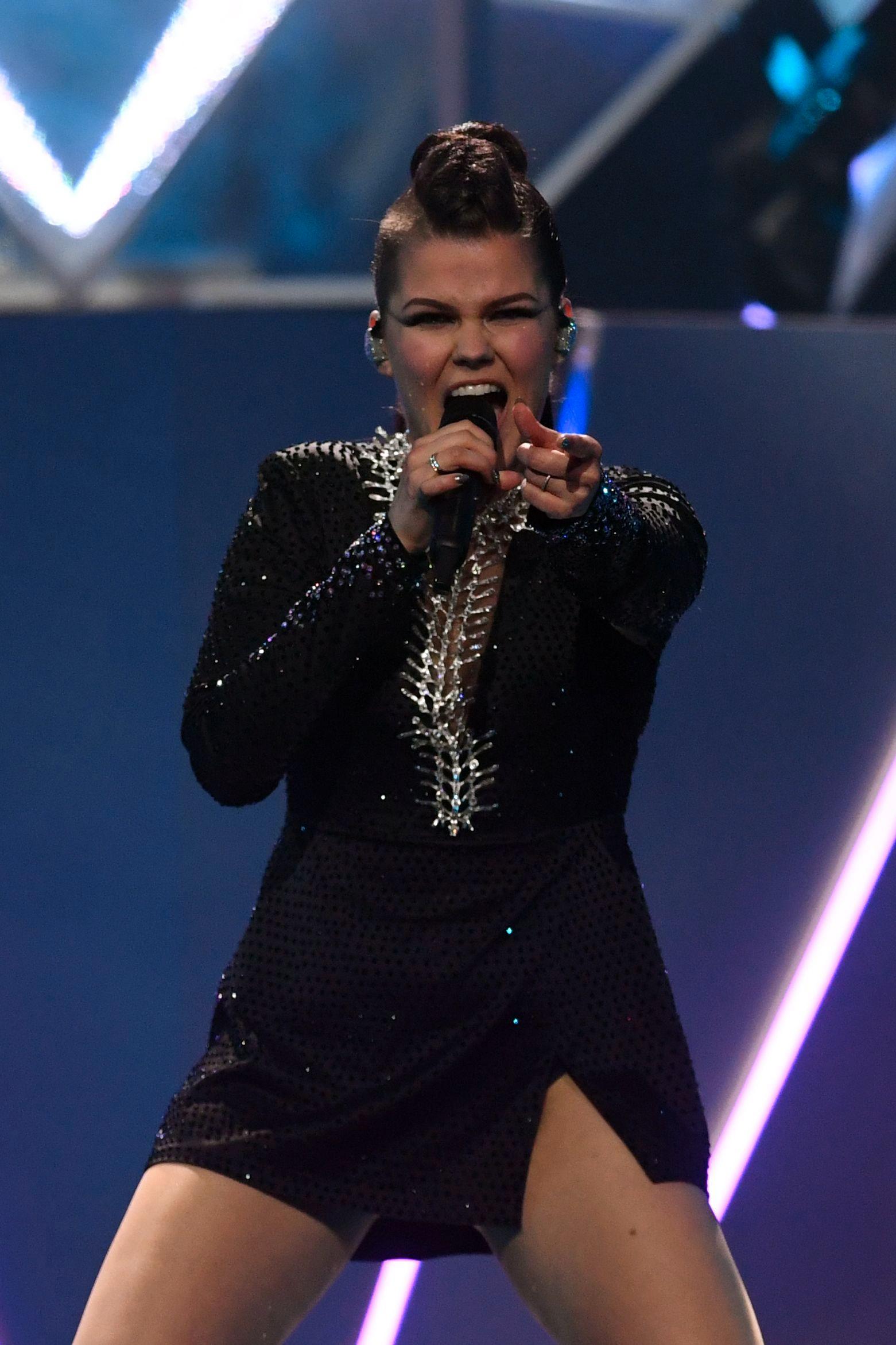 Saara Aalto tävlade för Finland i Eurovision song contest 2018.