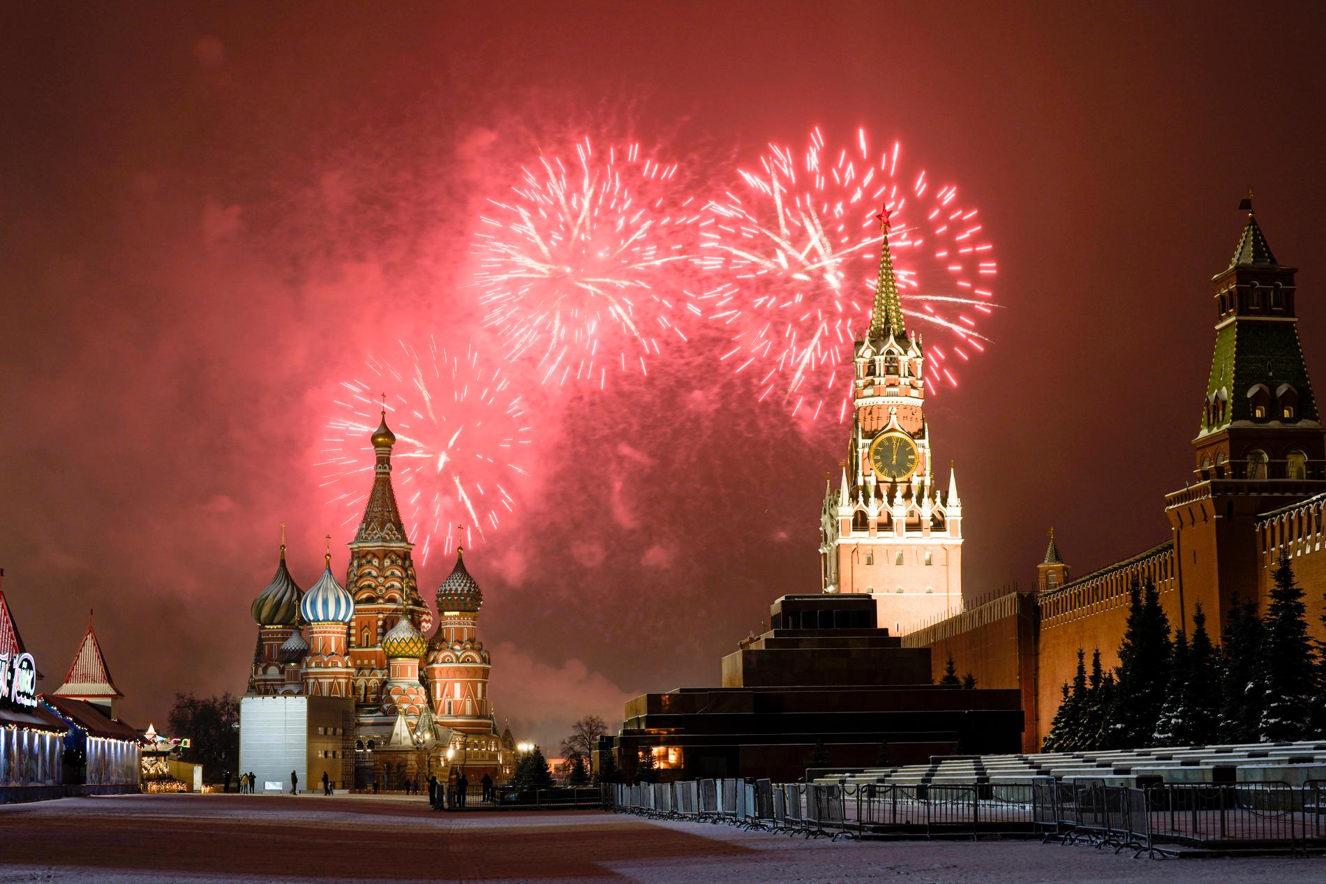 Festligheter i Moskva.