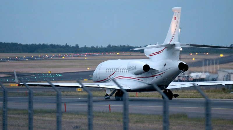 Privatflyg med ASAP Rocky ombord lämnar Arlanda på fredagskvällen.