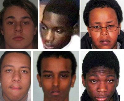 Nio pojkar har dömts till fängelse för den grova gruppvårdtäkten på den då 14-åriga flickan.