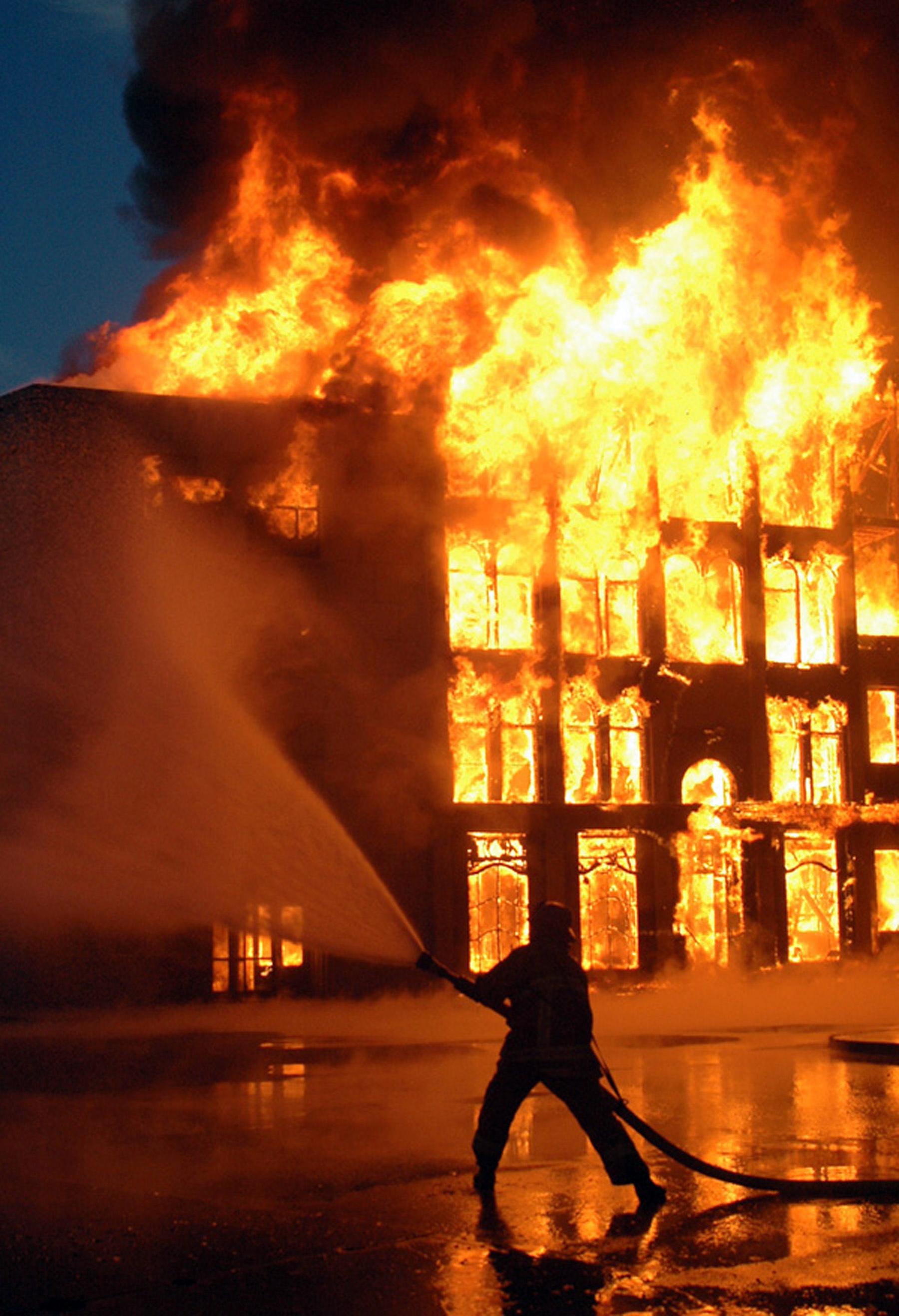 Branden på Universal studios 2008.