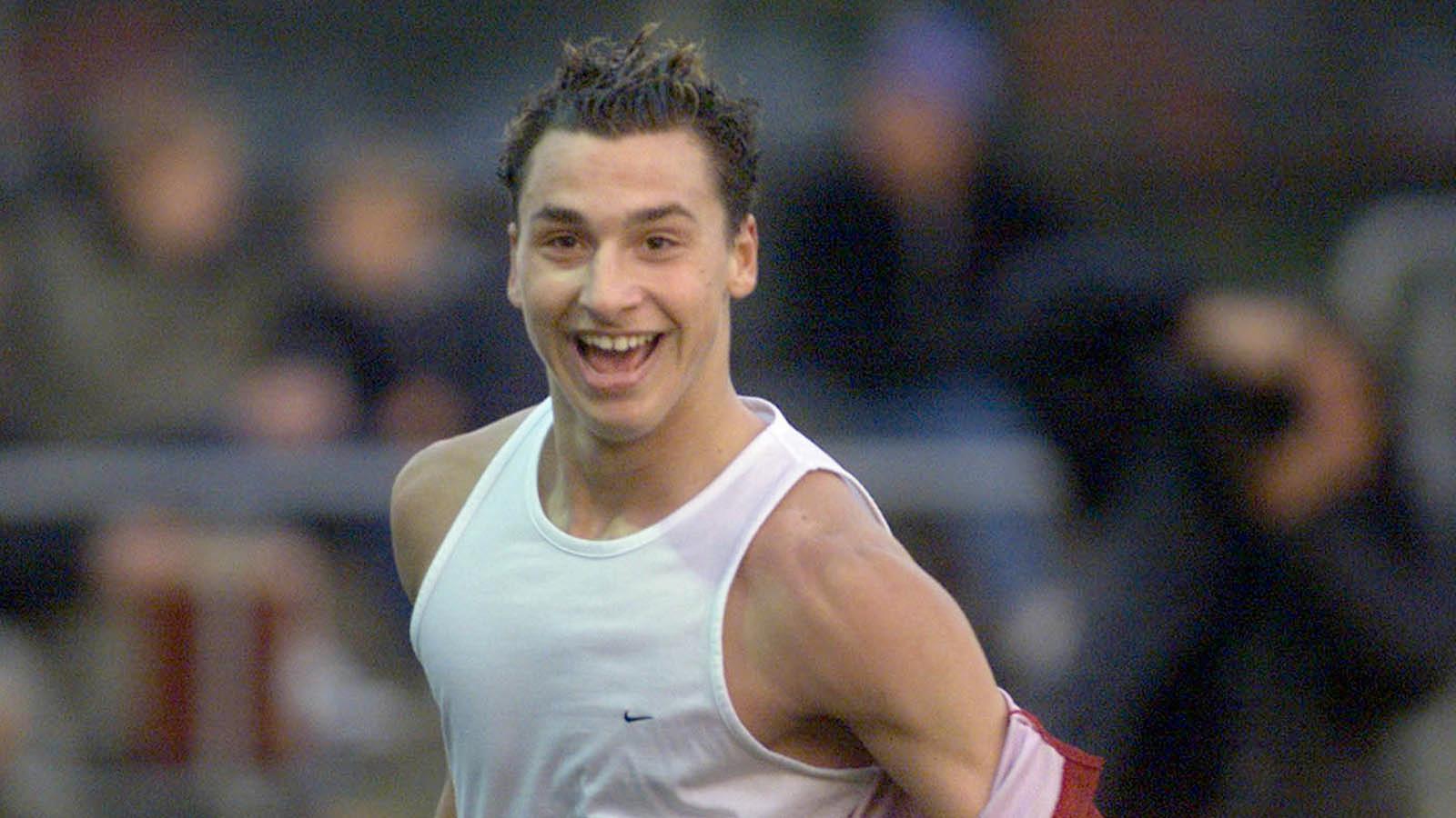 Zlatan som tonåring, bilden tagen år 2000.