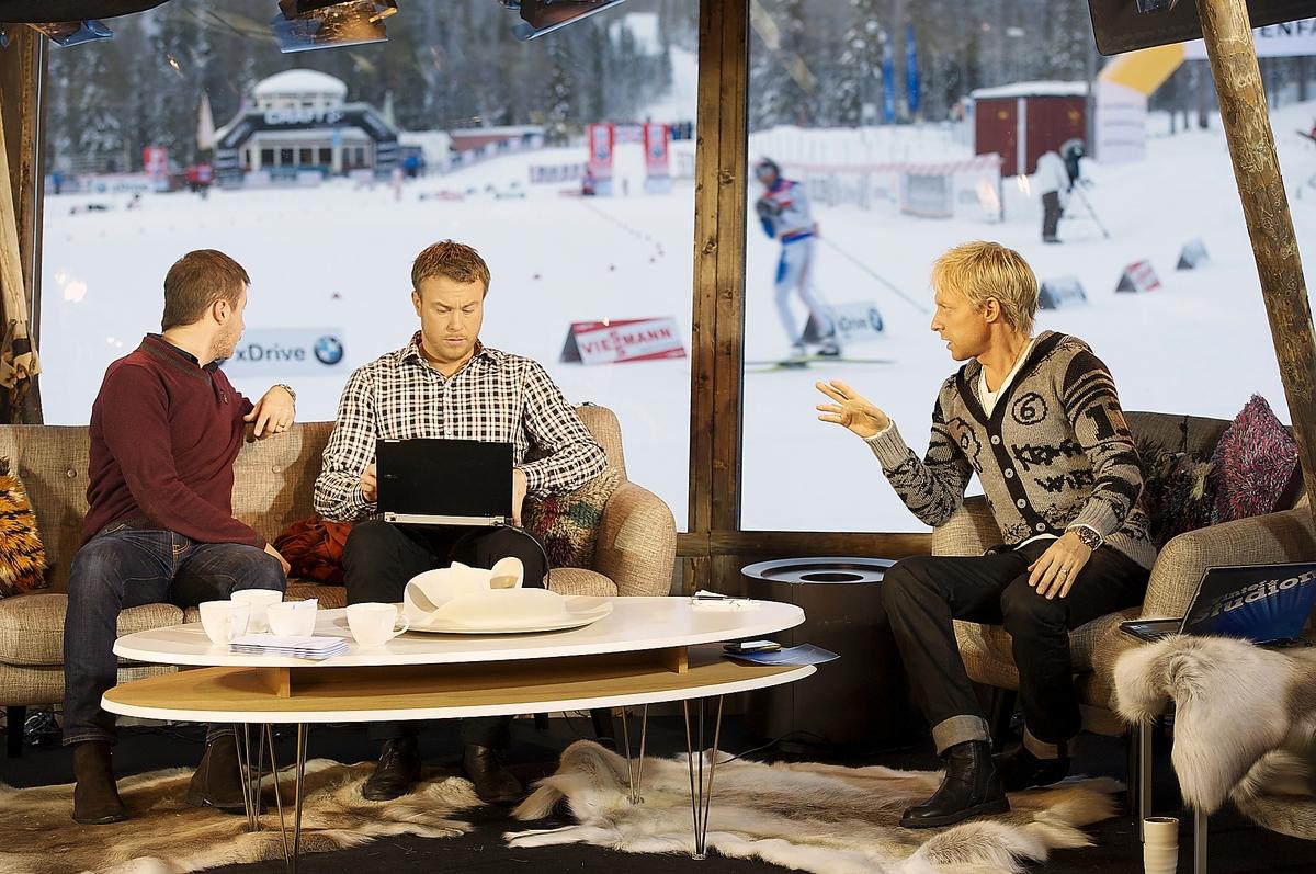Slutsänt... i alla fall under skidskyttetävlingarna. Nästa säsong kommer André Pops och hans gäster i Vinterstudion tappa en av sina största succéer efter att det blivit klart att TV4 tar över sändningarna.