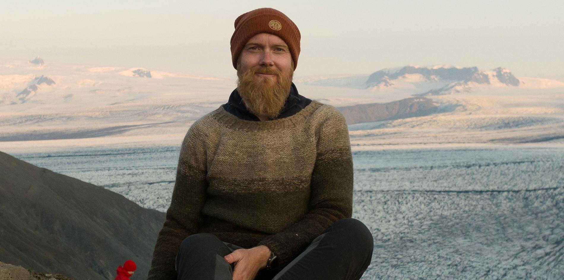 Svensk-isländske Jakob Vegerfors bor ungefär 3,5 mil från Grindavík.