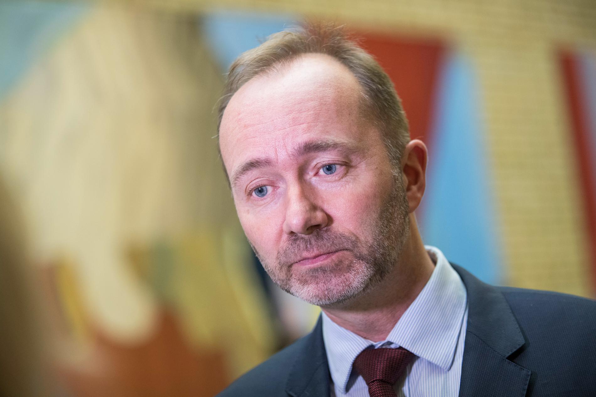 Trond Giske lämnar posten som vice ordförande norska Arbeiderpartiet efter anklagelser om sexuella trakasserier. Arkivbild
