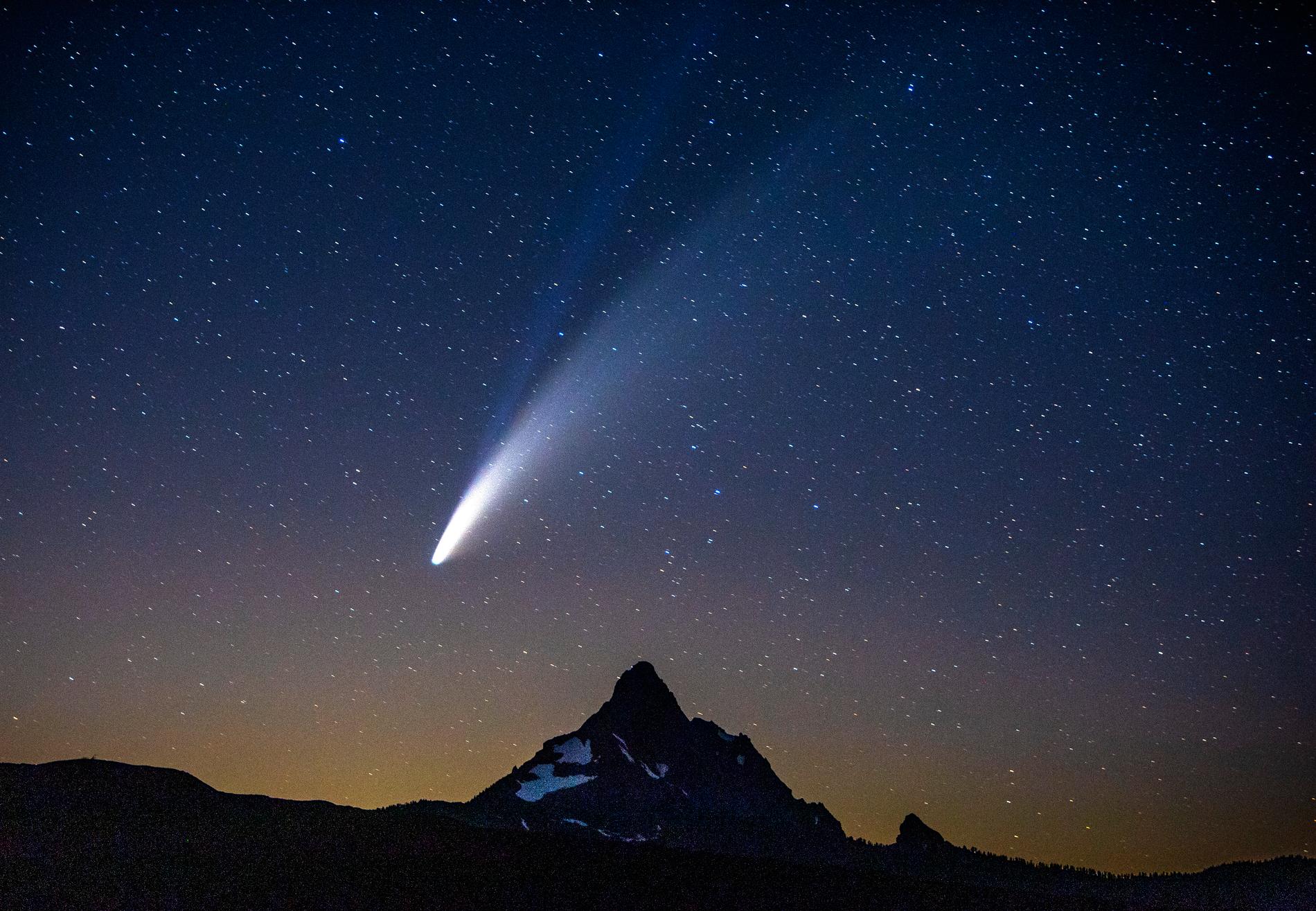 En annan komet som passerat jorden. Arkivbild.