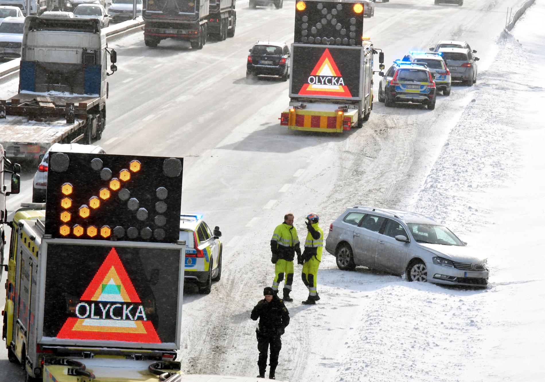 Olycka vid Häggvik, Stockholm.