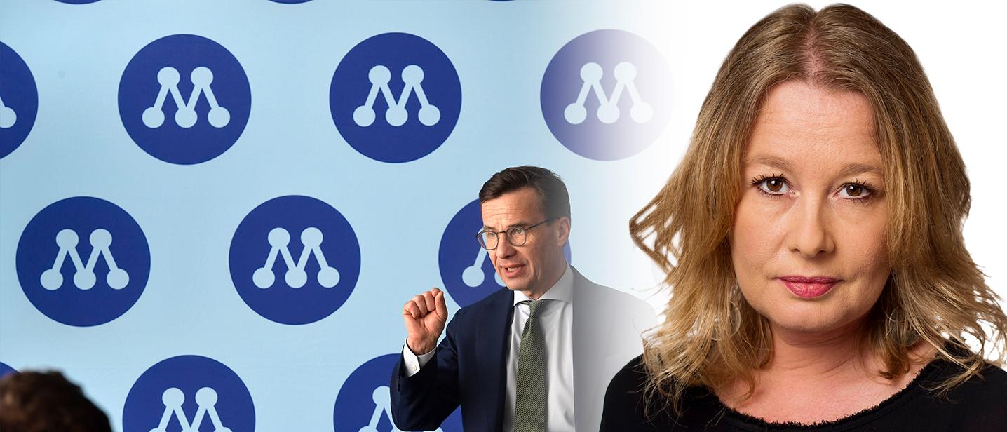 De moderater som klagat över att de "inte längre känner igen sitt parti" har inget mer att grina över, skriver Åsa Linderborg. 