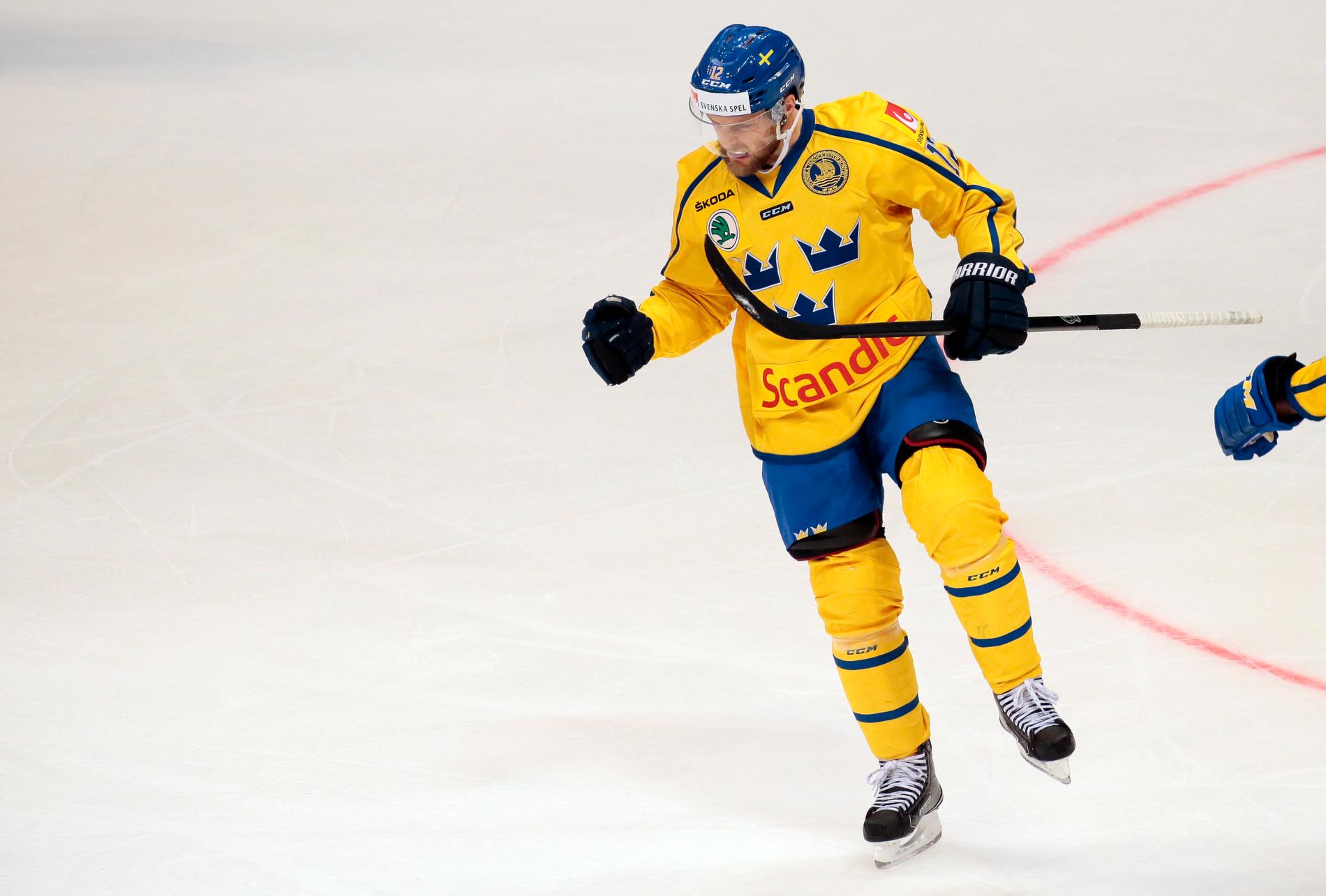 Fredrik Pettersson gjorde Sveriges enda mål mot Ryssland
