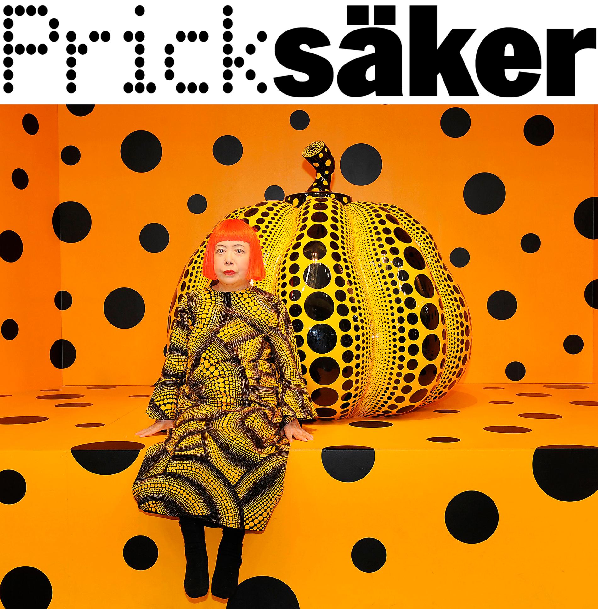 Prick-prinsessan Det är trängsel på Louisiana för att se ”The princess of polka-dots”. På bilden ”Kusama with pumpkin”, 2010.