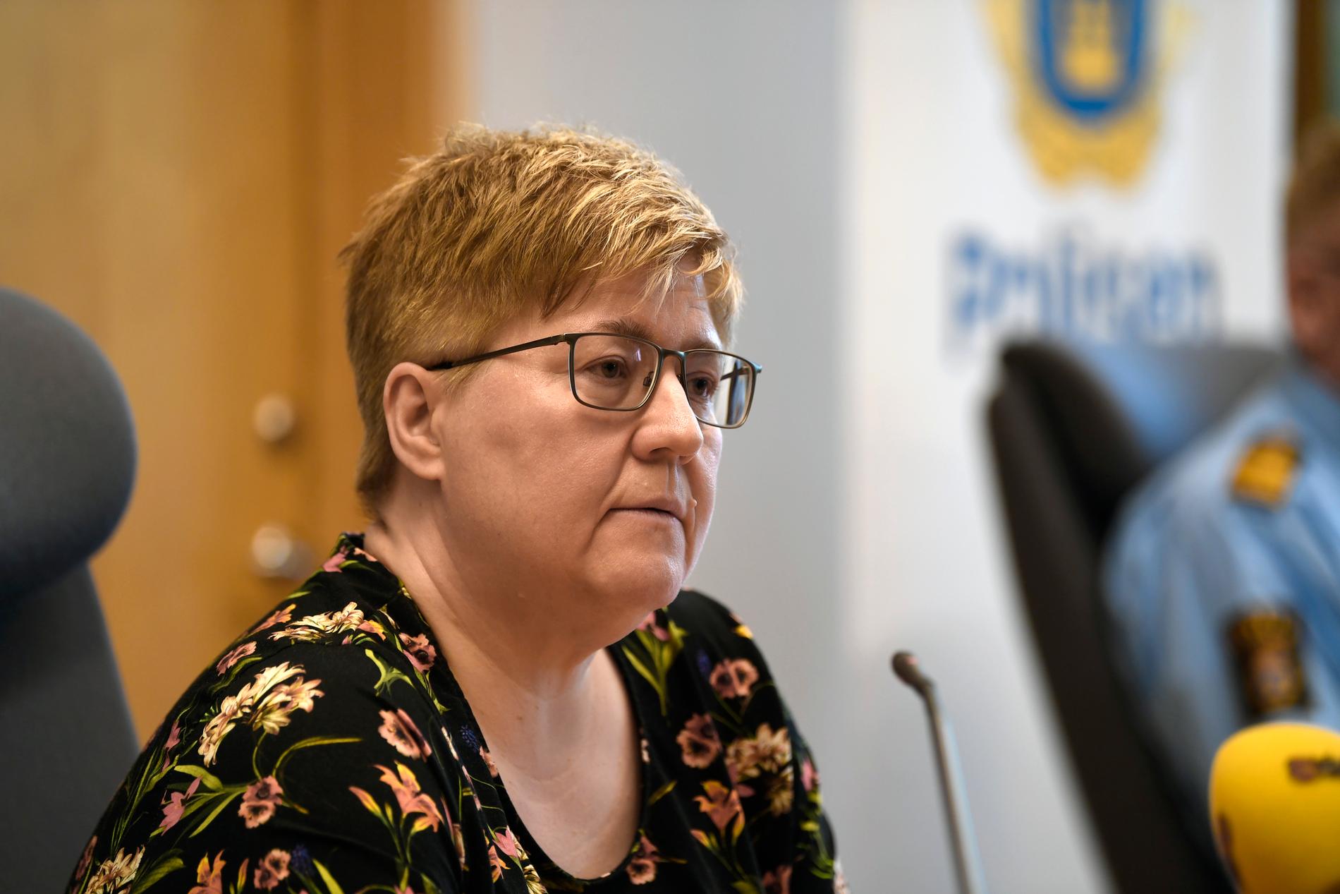Britt-Louise Viklund, förundersökningsledare Åklagarmyndigheten.