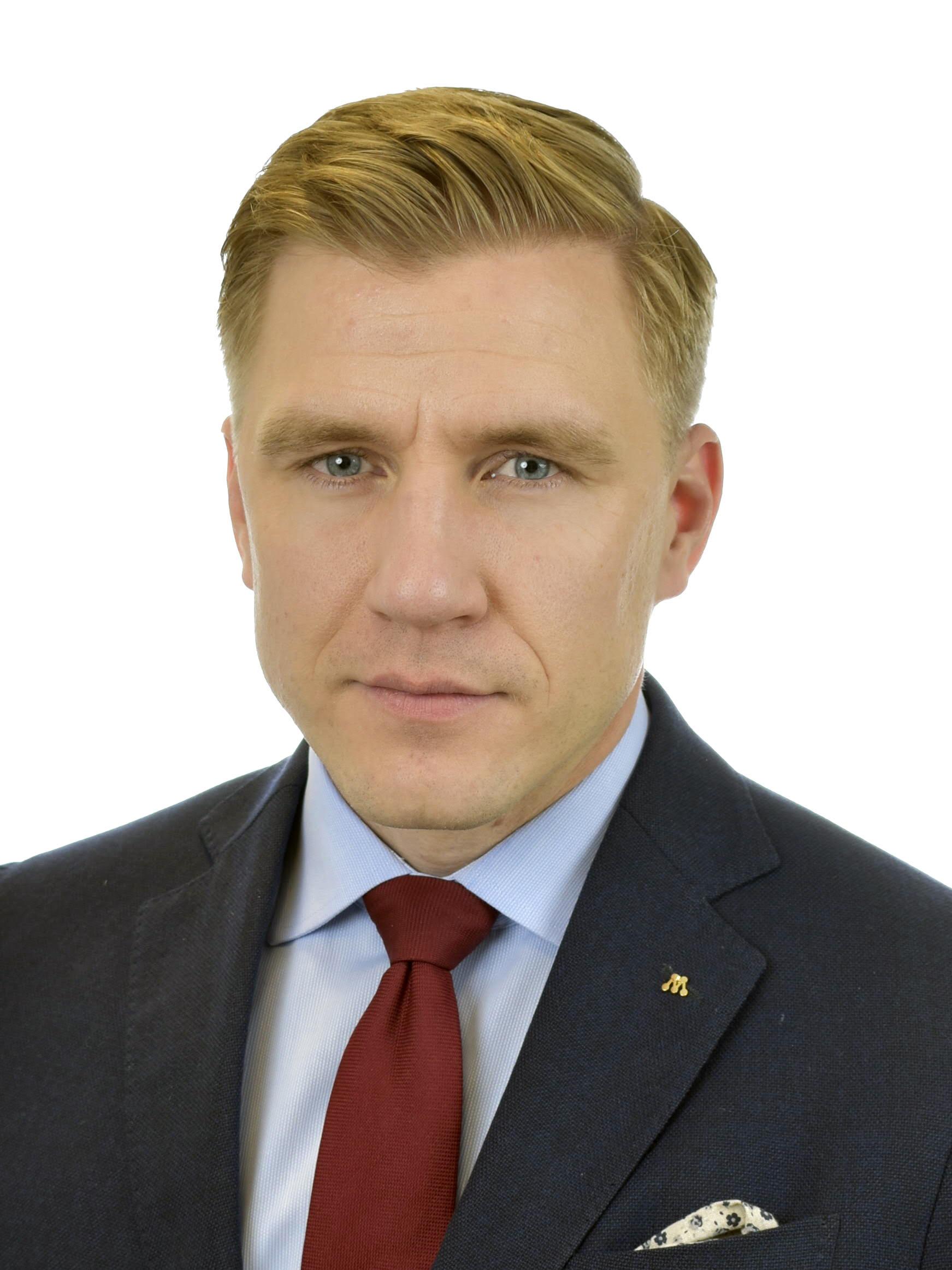 Riksdagsledamoten Fredrik Kärrholm (M).