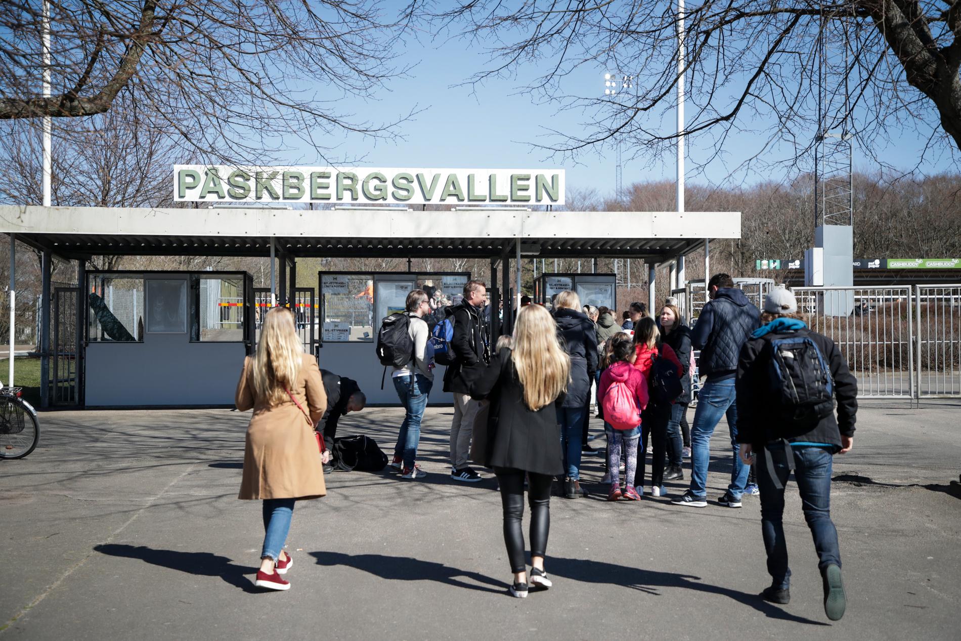 Kungsbackas hemmaplan Påskbergsvallen i Varberg. Arkivbild.
