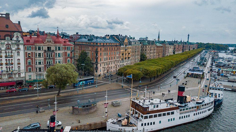 Yxattacken ägde rum på Östermalm i Stockholm.