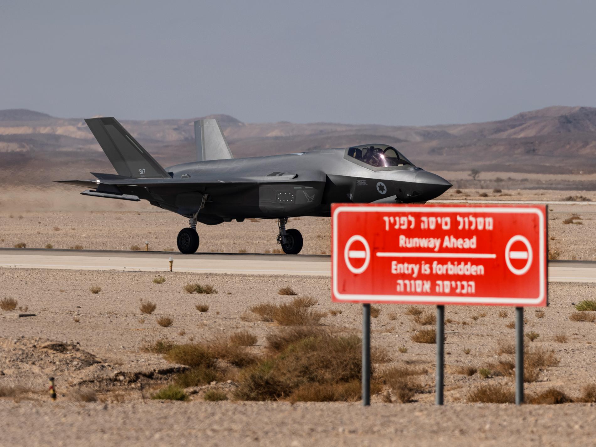 Domstol: Sluta skicka F-35-delar till Israel