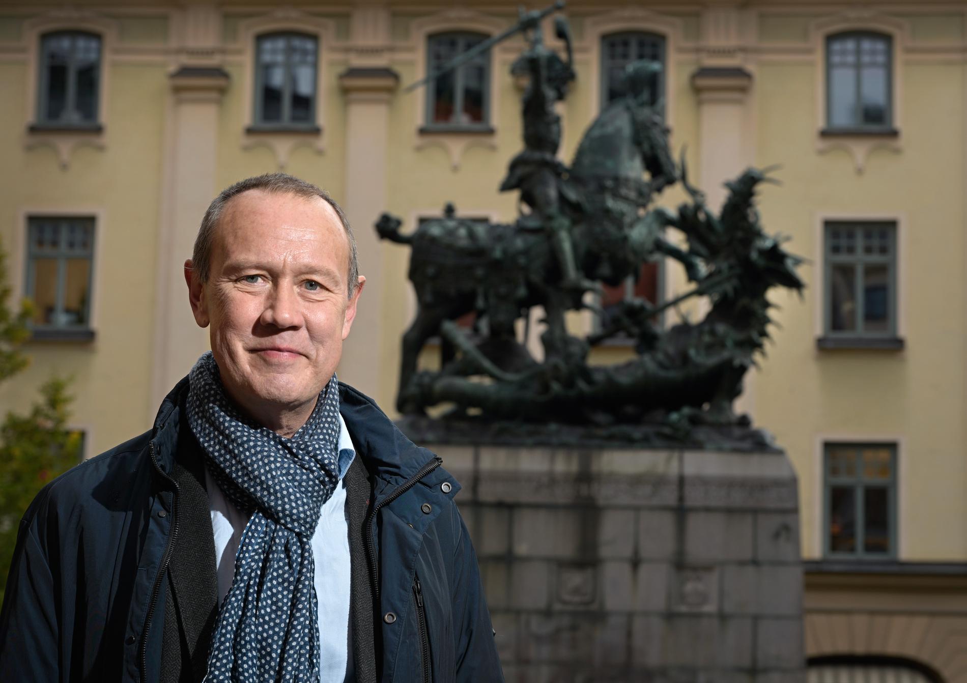Bo Eriksson, docent i historia vid Stockholms universitet, aktuell med boken ”Drakspår”. Arkivbild.
