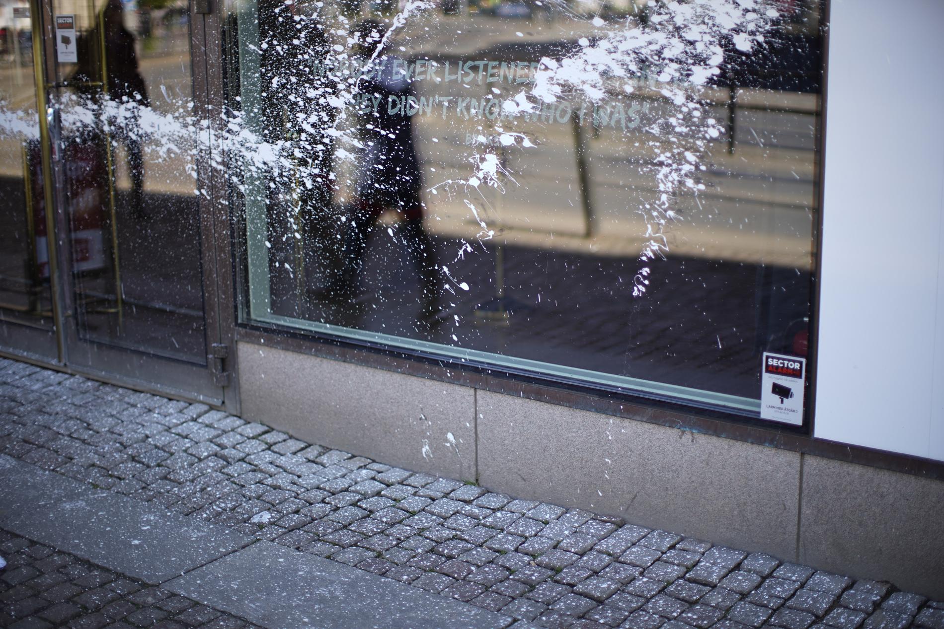 Banksy exhibition in Gothenburg vandalized.