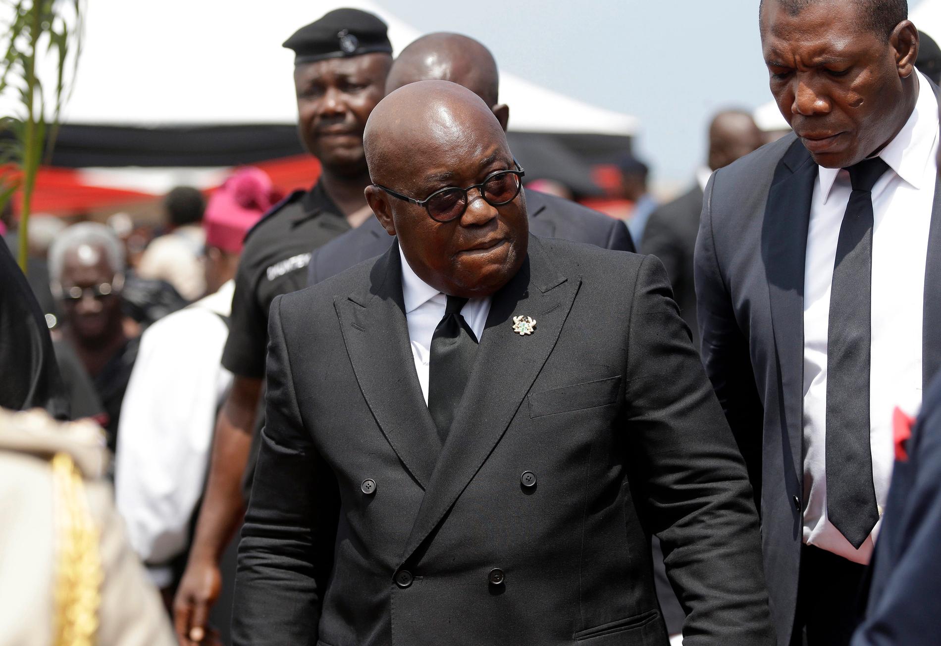 Nana Akufo-Addo är Ghanas president. Arkivbild.