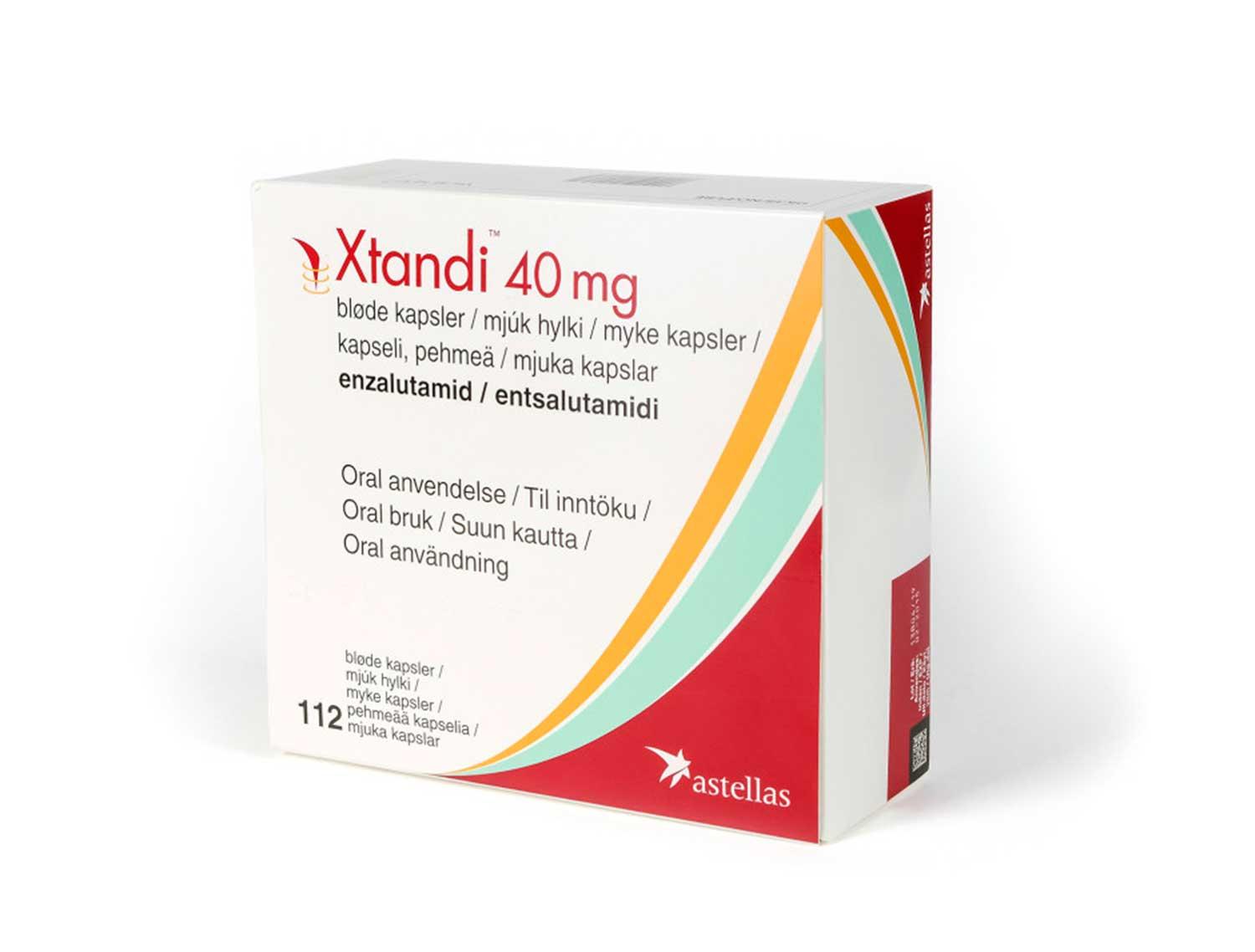 Xtandi, läkemedel som ges vid spridd och obotlig prostatacancer.