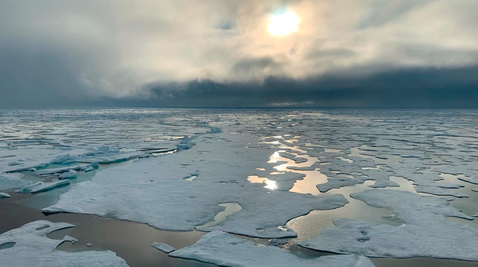 Bild från en annan forskningsexpedition på Arktis. 