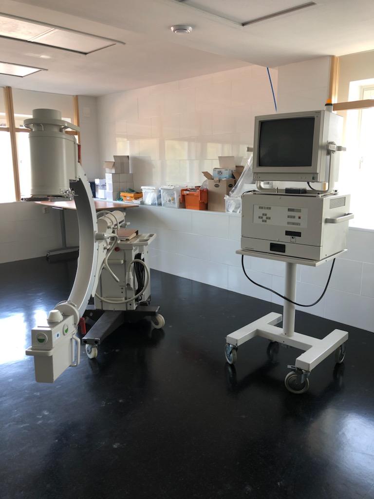 Röntgenutrustningen som beslagtogs från Svea Privatsjukhus.