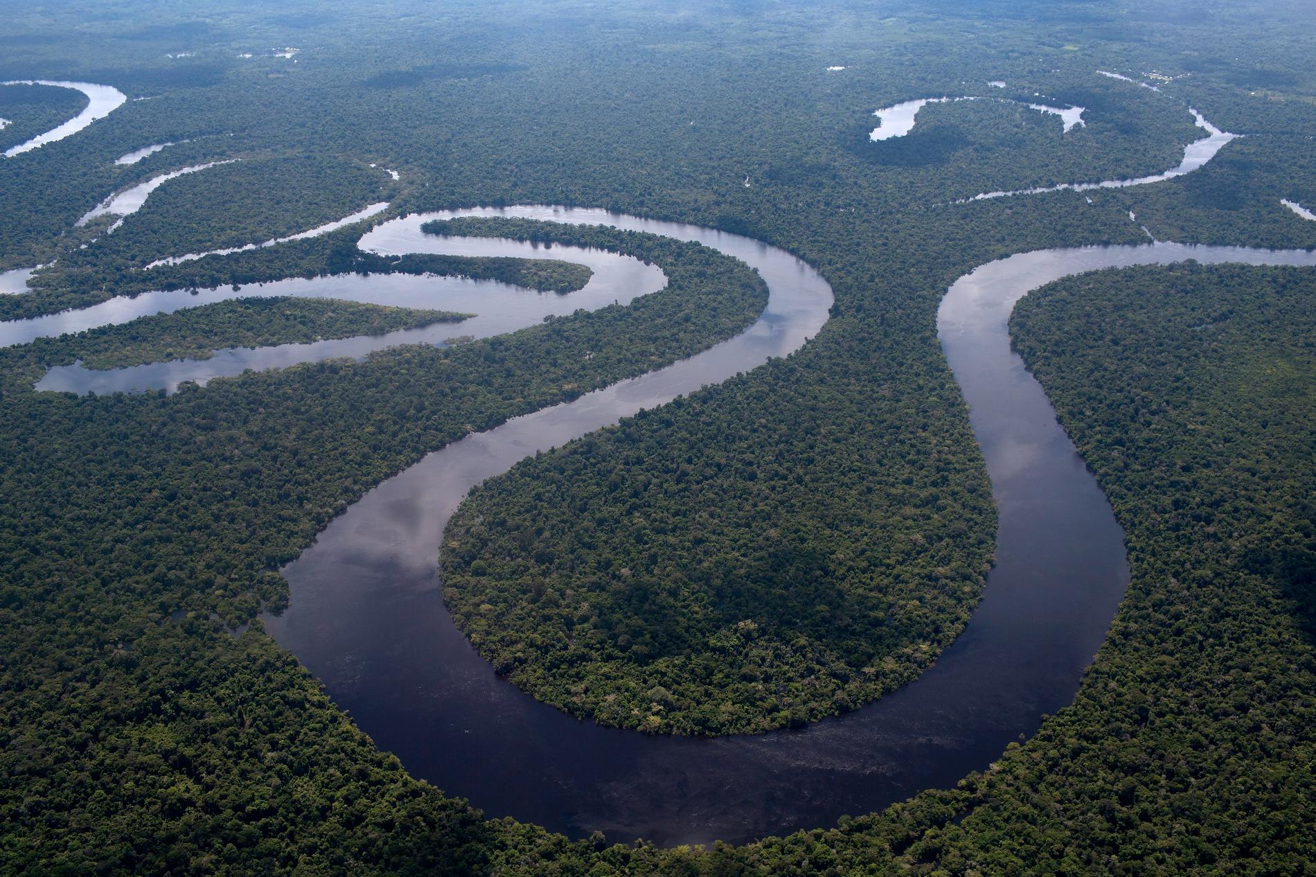 En del av Amazonas i Peru.