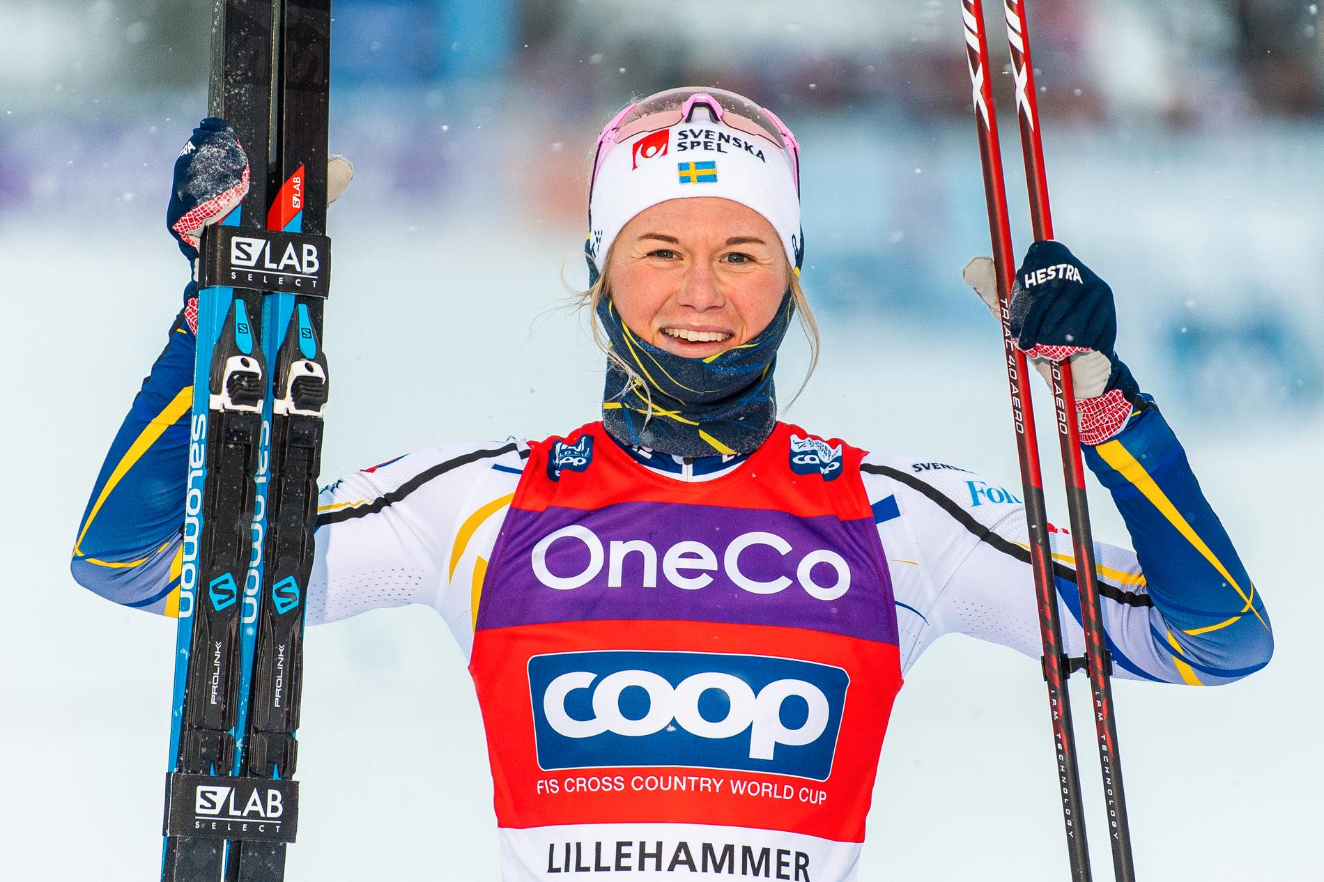 Maja Dahlqvist vann sprinten i Lillehammer.