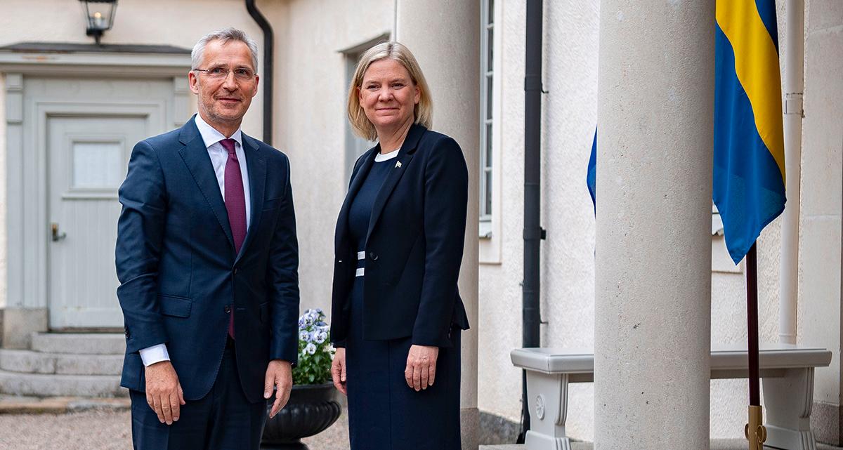 Natos generalsekreterare Jens Stoltenberg och statminister Magdalena Andersson möttes för samtal på Harpsund förra veckan.