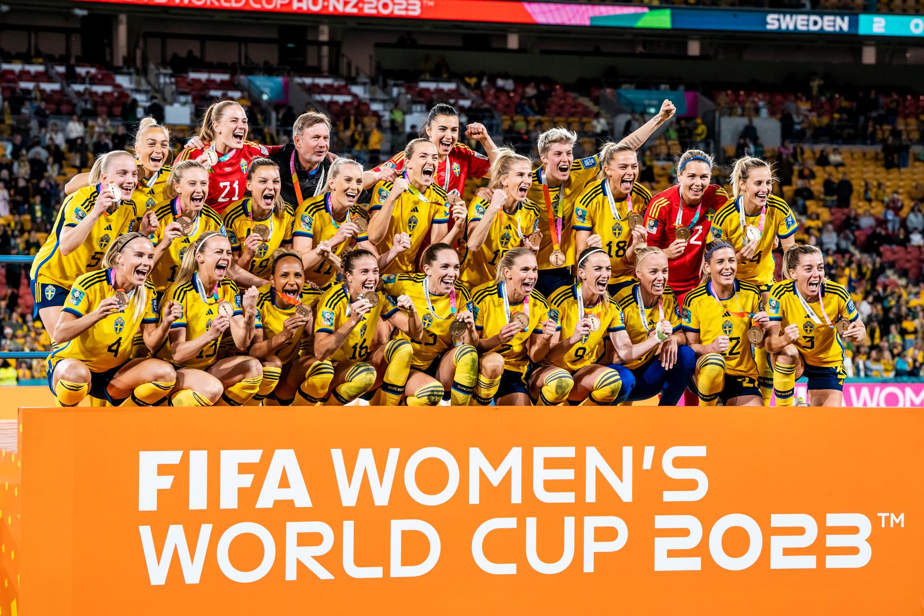 Det svenska damlandslaget är nu rankat etta i världen.