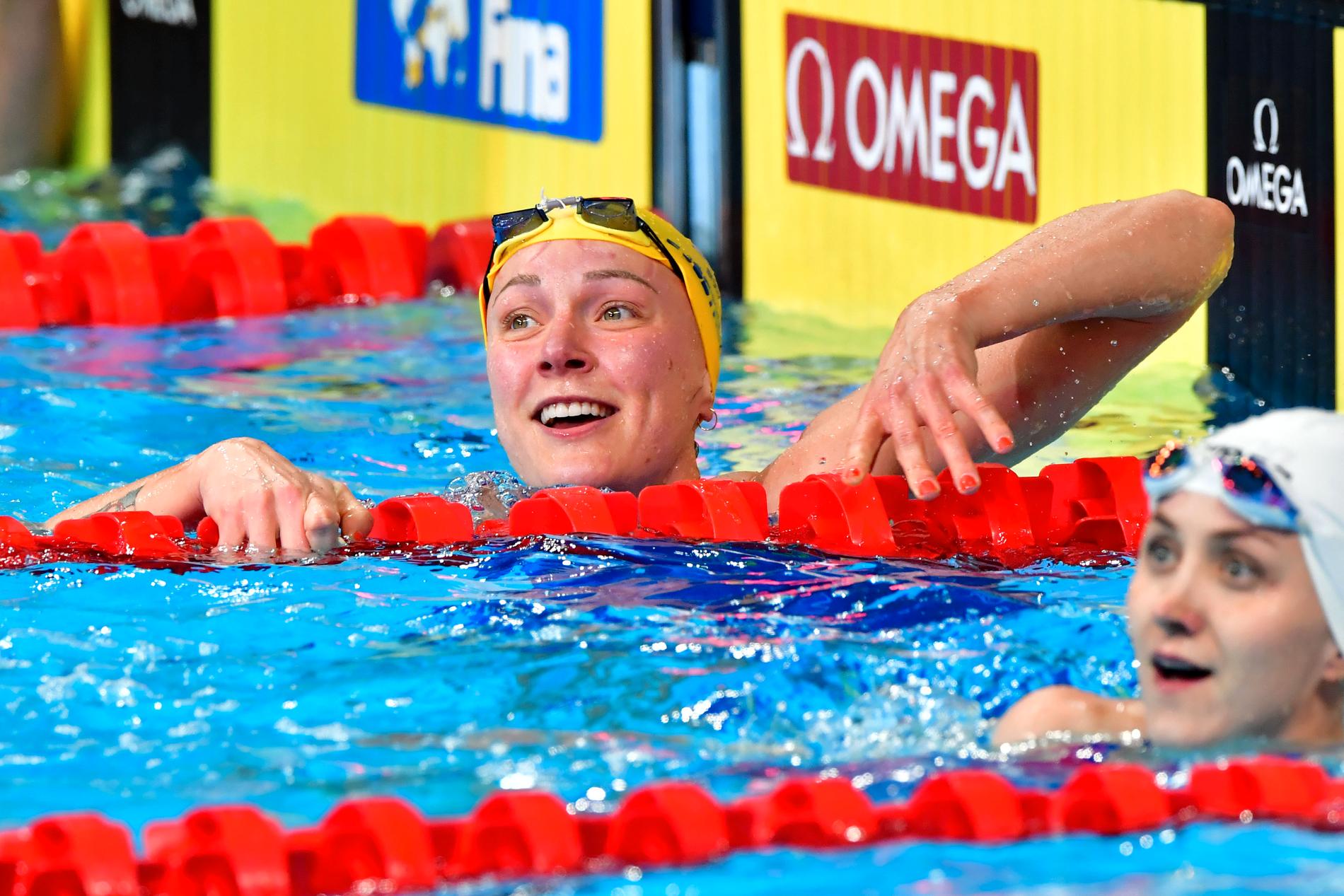 Sarah Sjöström tog guld på 50 meter fritt i kortbane-VM i Abu Dhabi i november. I år får hon åka till Melbourne för att ta fler VM-medaljer.