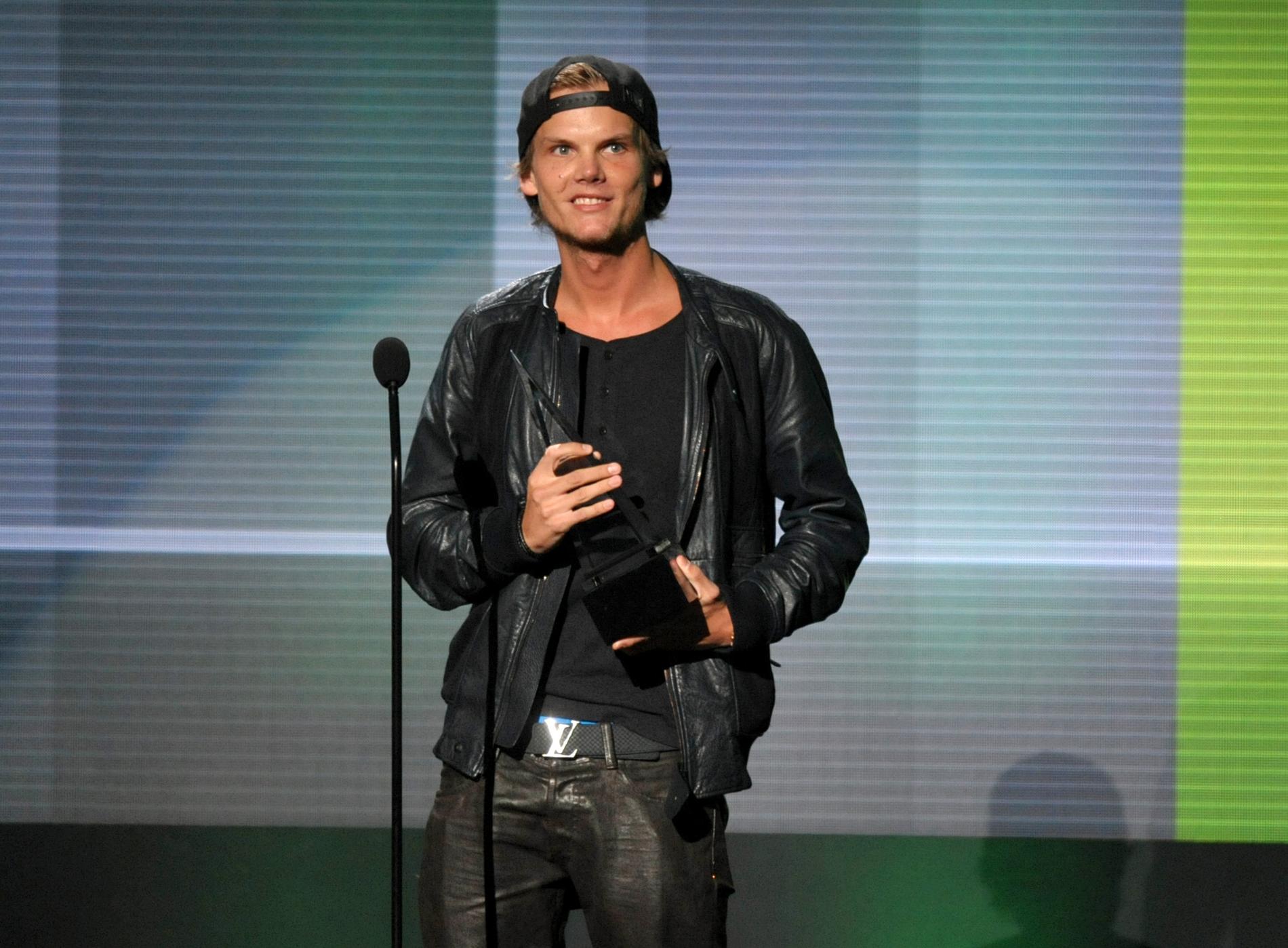Avicii prisas på American music Awards i Los Angeles 2013. 