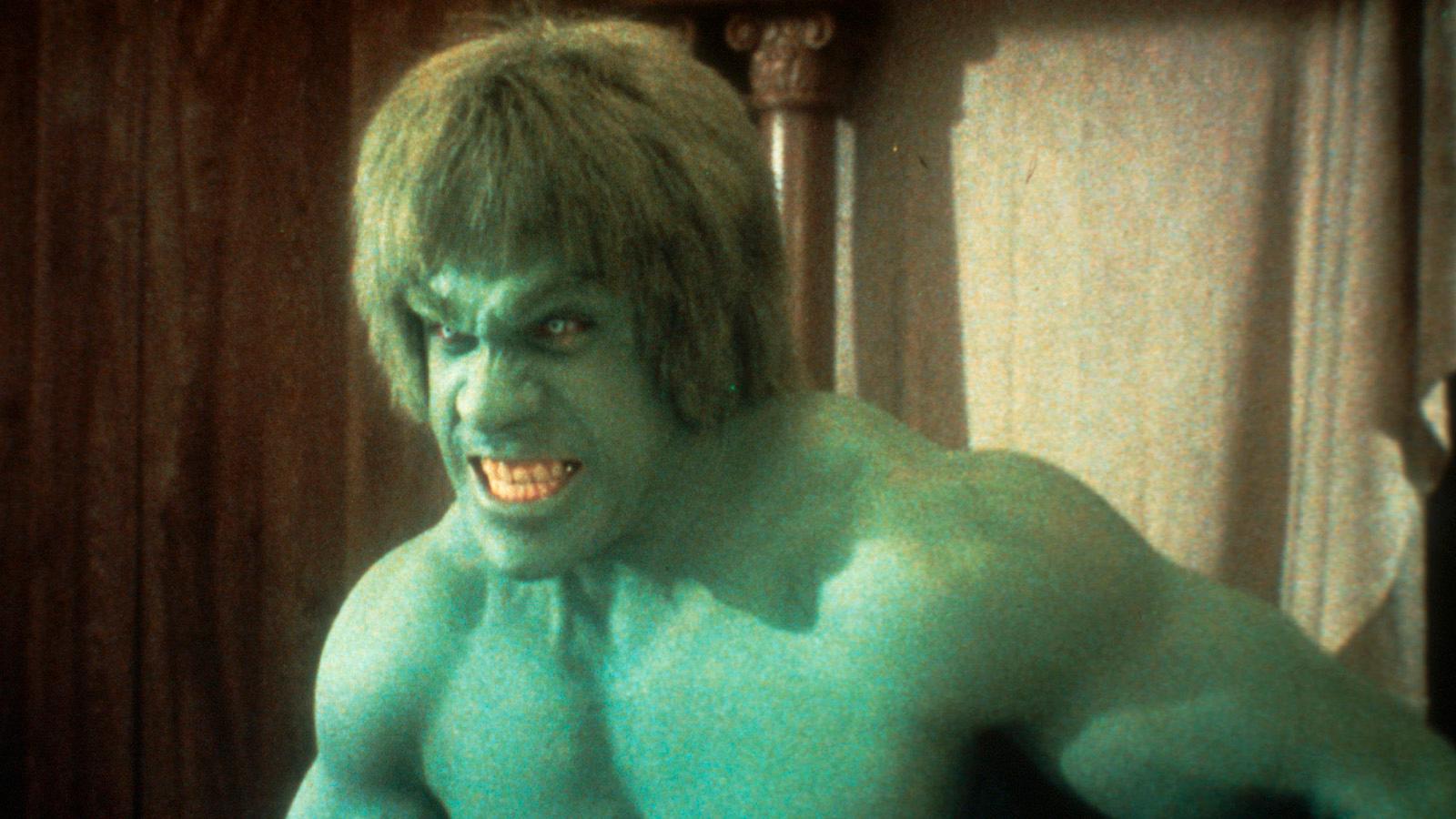Lou Ferrigno som ”Hulken”.