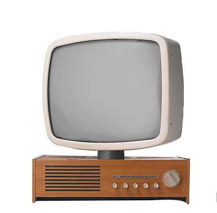 Tv med vridbar skärm, Luma, 1959.