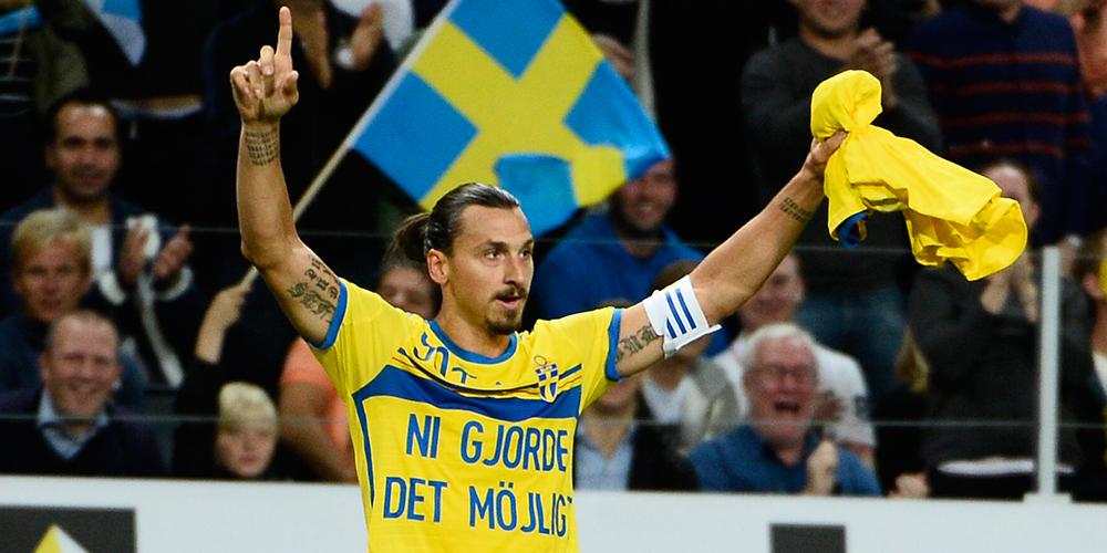 Den 4 september 2014 slår Zlatan det 82 år gamla målrekordet i svenska landslaget när han gör sitt 49:e och 50:e mål.