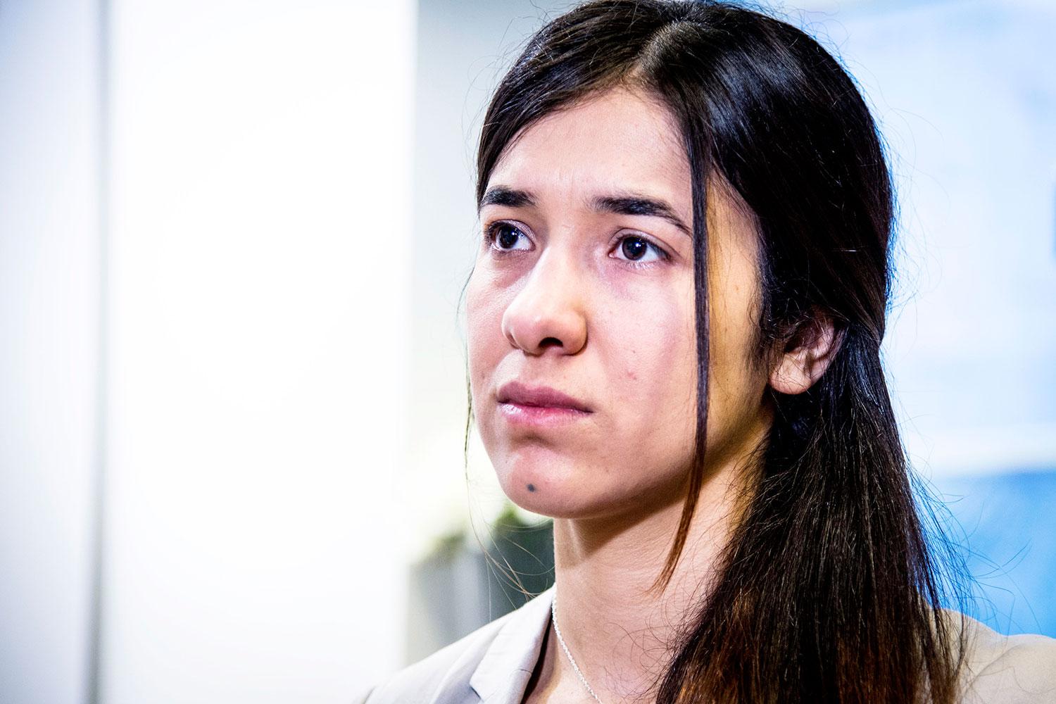Nadia Murad, 21, fördes bort från sin by av IS. I tre månader var hon terrorgruppens sexslav – sedan lyckades hon fly. Aftonbladet berättade om henne 2016.