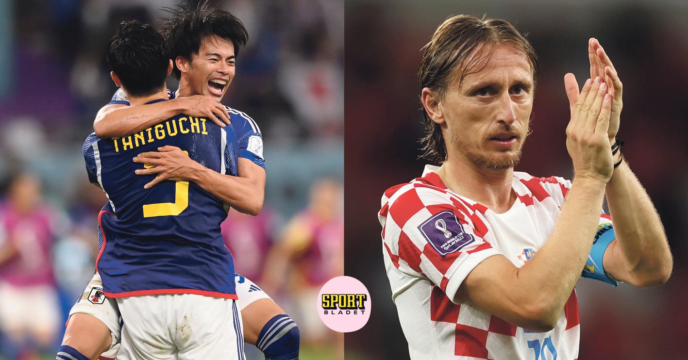 Japan möter Kroatien i åttondelsfinal i fotbolls-VM