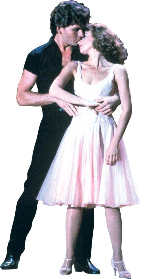 Patrick Swayze och Jennifer Grey i originalfilmen från 1987.