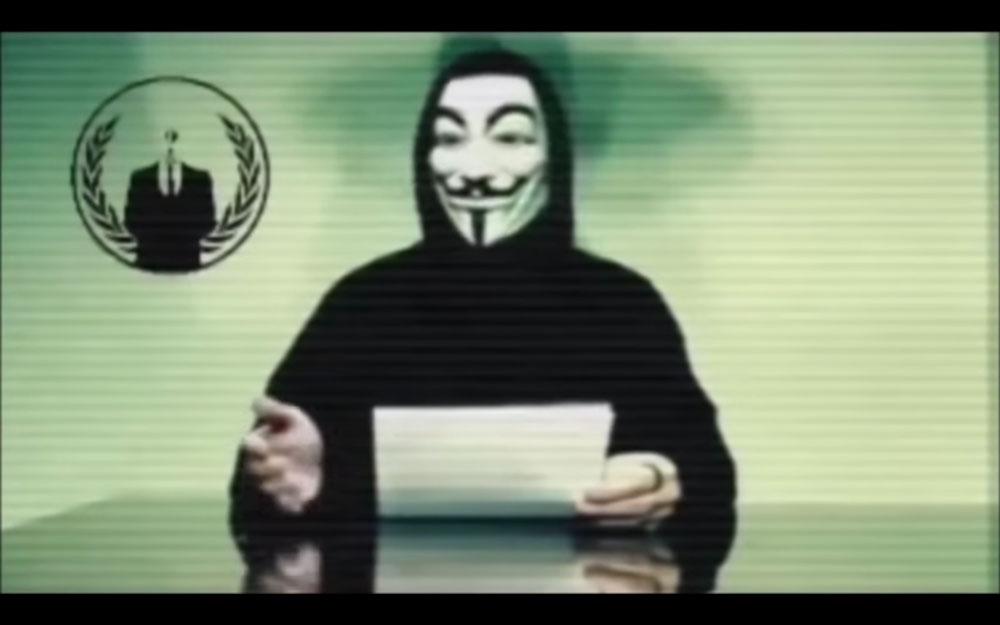 Anonymous förklarar krig mot Donald Trump
