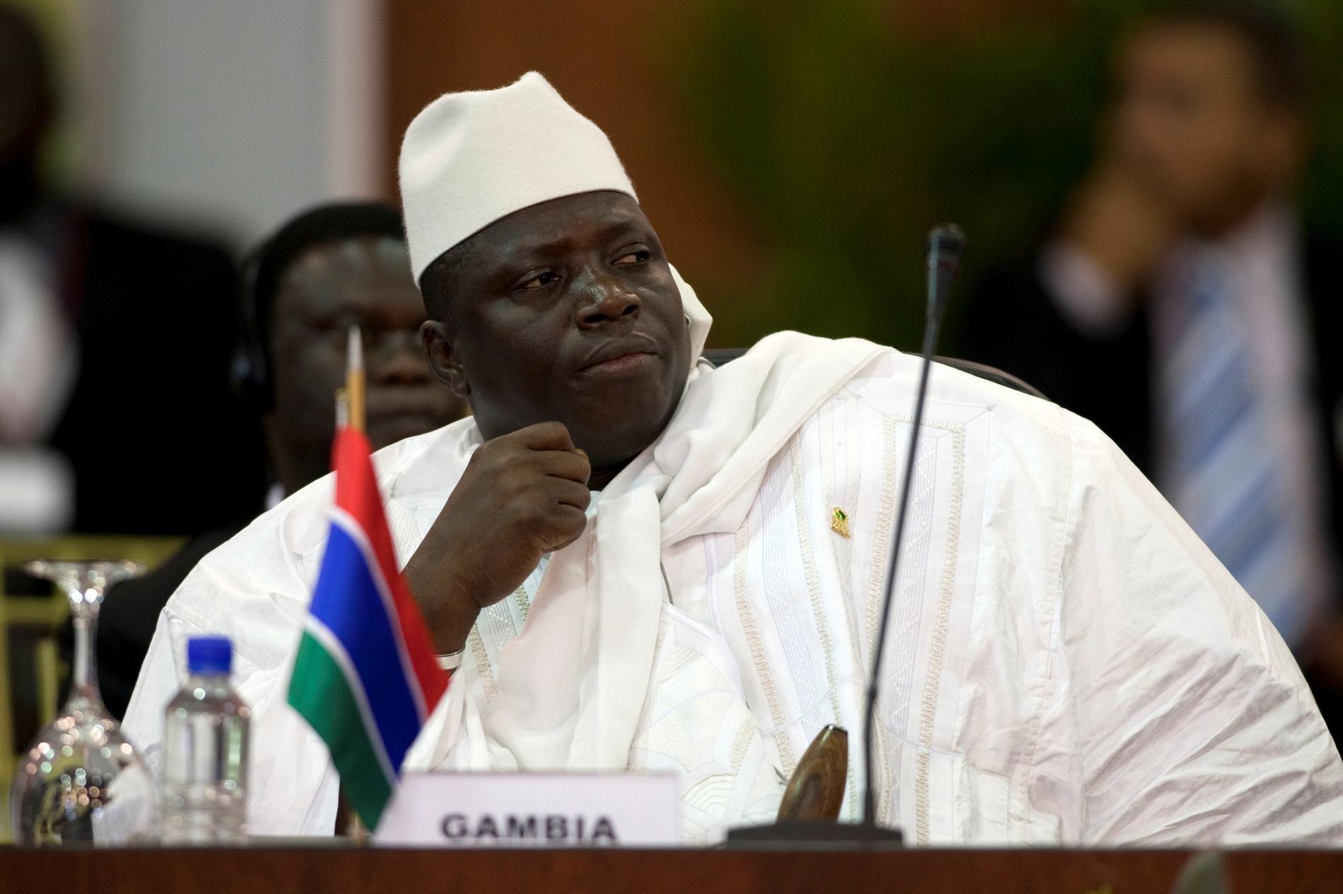 Gambias tidigare president Yahya Jammeh.