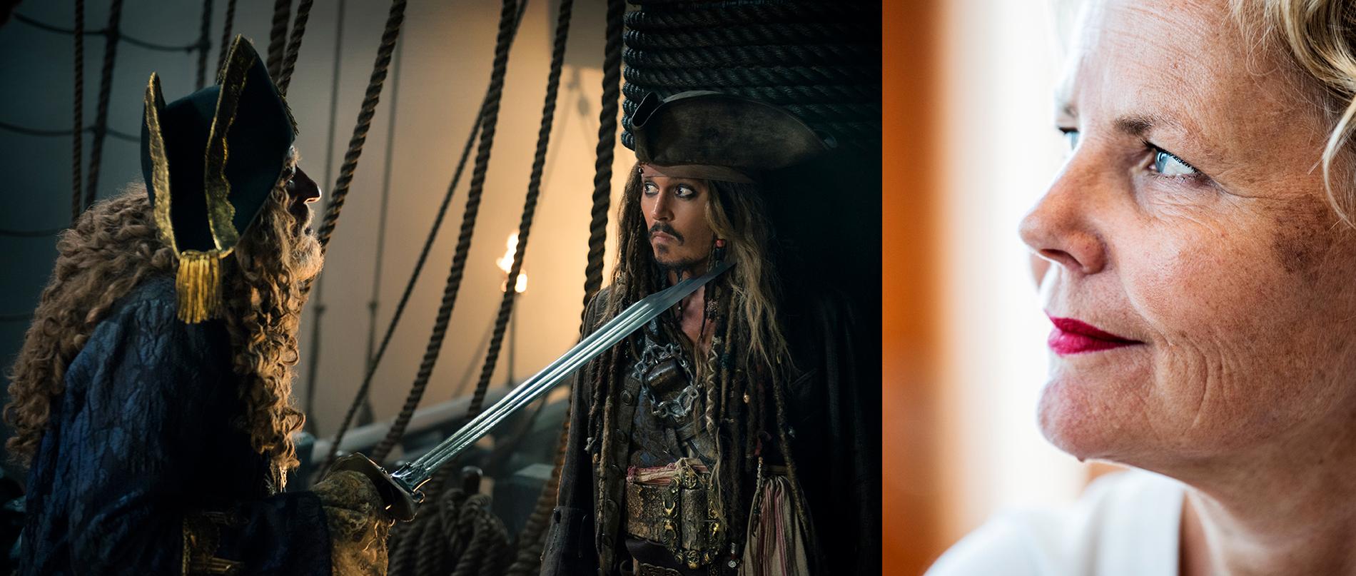 Spelar det någon roll om Pirates of the Caribbean regisseras av en kvinna? Till höger syns Anna Serner, VD för Svenska Filminstitutet. 