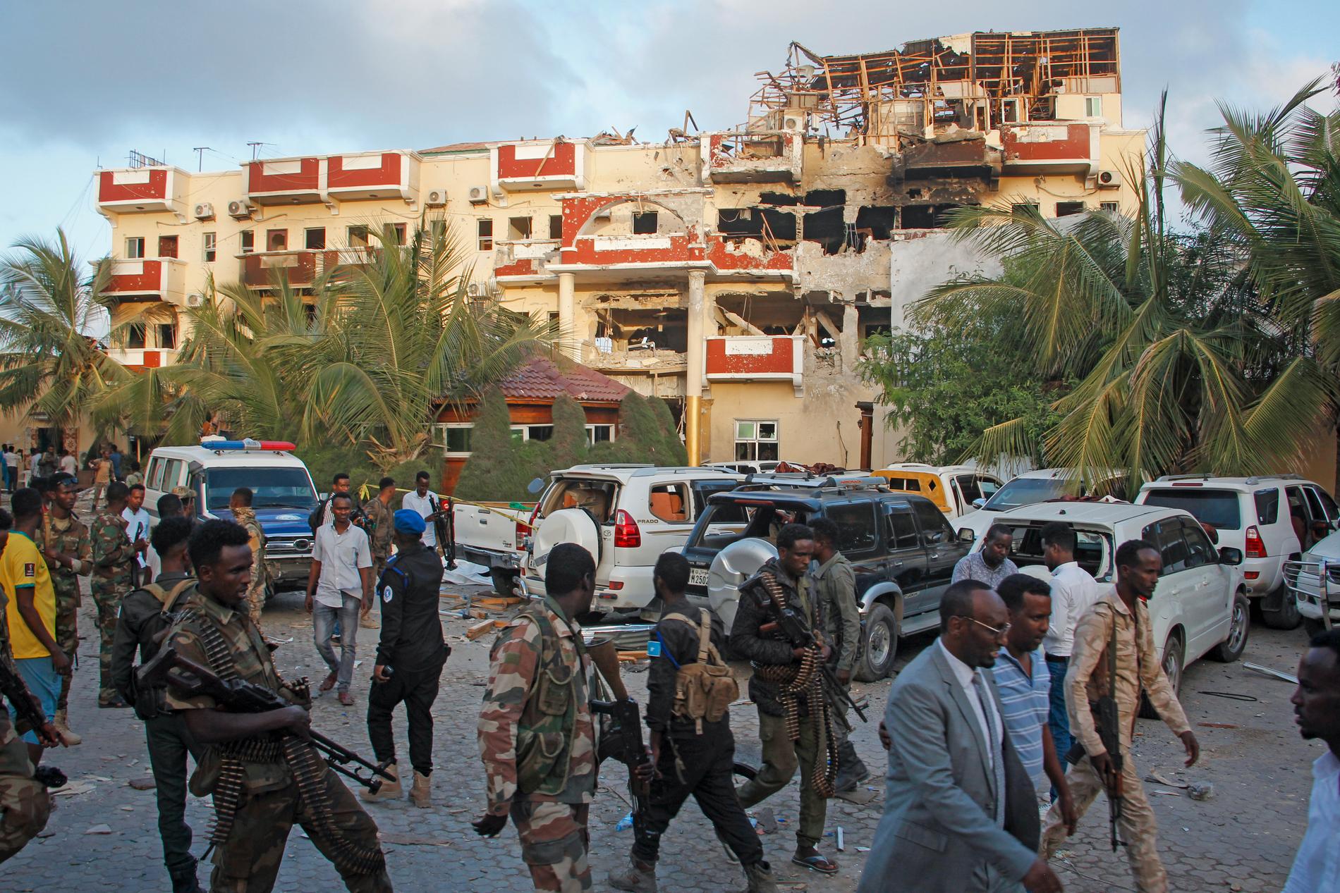 Terrororganisationen al-Shabaab har tagit på sig attacken. 