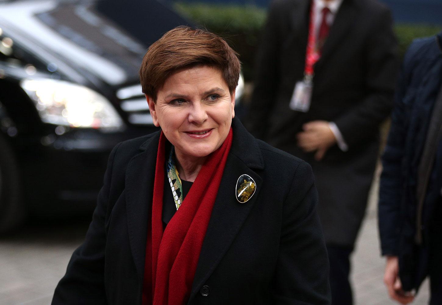 Polens premiärminister Beata Szydlo.