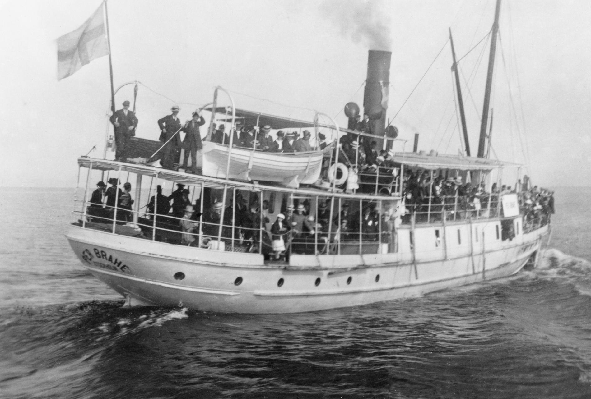 Trotjänaren ”Pelle”, Per Brahe, gick under 1918, alla ombord dog.